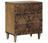 Mueble cama Marrón 50 x 33 x 60 cm Madera de mango maciza