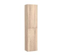 Mueble Columna Auxiliar de Baño Reversible y Suspendido Beige Madera Extra Roca