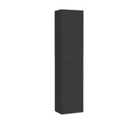 Mueble Columna Auxiliar de Baño Reversible y Suspendido Extra Negro Mate Roca