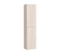 Mueble Columna Auxiliar de Baño Reversible y Suspendido Nórdico Extra Fresno Roca