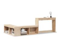 Mueble Con Escritorio Madera Maciza Pino 232x112x75 Cm Vidaxl