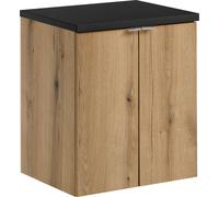 Mueble de baño de 50 cm con tapa superior en roble "", diseño moderno