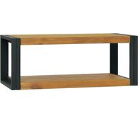 Mueble de baño de 90 x 45 x 35 cm, fabricado en madera de teca maciza