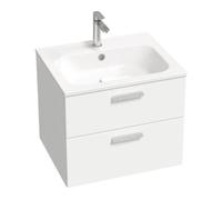 Mueble de baño para lavabo RAVAK Chrome II, blanco, con alto brillo, dimensiones: 600 x 500 x 490 mm, código: X000001772
