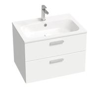 Mueble de baño para lavabo RAVAK Chrome II, blanco, con alto brillo, dimensiones: 700 x 500 x 490 mm, código: X000001773