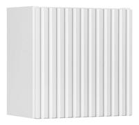 Mueble de baño superior Qubik de 30x30 cm, color blanco mate, con 1 puerta