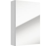 Mueble de baño suspendido con espejo, blanco, 60x40x15 cm, marca Salsa