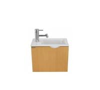 Mueble de baño suspendido MDF color haya moderno y elegante Alicante de Unisan