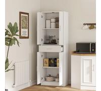 Mueble de cocina tipo buffet HOMCOM, mueble de comedor de estilo moderno con armarios con puertas, estantes ajustables y cajón, muebles d