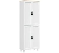 Mueble de cocina tipo buffet HOMCOM, unidad de almacenamiento de cocina, mueble multiusos de estilo moderno con 4 puertas y estantes
