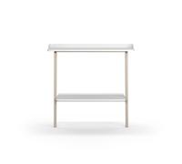 Mueble de entrada de Herdasa, modelo SUOMI (787) fabricado en melamina y madera de haya blanco-arena