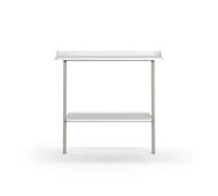 Mueble de entrada de Herdasa, modelo SUOMI (787) fabricado en melamina y madera de haya blanco-verde