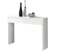Mueble de Entrada Recibidor Lupe Estilo Moderno Color Blanco 101x76x30 cm