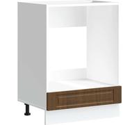 Mueble de horno Porto marrón roble madera reconstituida