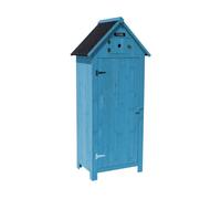 Mueble de jardín "cabanon" - 77 x 54,5 x 179 cm - azul cielo -