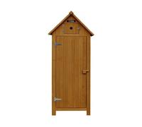 Mueble de jardín "cabanon" - 77 x 54,5 x 179 cm - marrón -