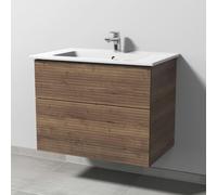 Mueble de lavabo Villeroy & Boch Venticello con estructura Sanipa de 3 vías y armario inferior de 80 cm