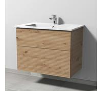 Mueble de lavabo Villeroy & Boch Venticello con estructura Sanipa de 3 vías y armario inferior de 80 cm