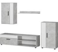 Mueble de pared Vicco Berno Hormigón juego, 4 partes, Model 53282