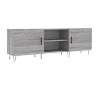 Mueble de televisión gris Sonoma, 150x30x50 cm, fabricado en material de madera
