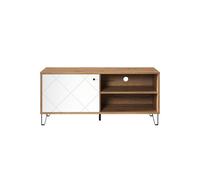 Mueble de tv 1 puerta y 2 nichos l123 cm - touch