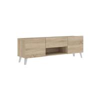 Mueble de tv 2 puertas 1 cajón brighton 2 - l140 cm x 46,5 cm
