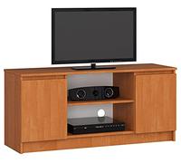 Mueble de TV AKORD Aliso 120 cm 2 puertas frente en color Aliso 2 estantes 120x40x55 cm