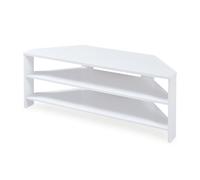 Mueble de tv berg con estantes 110x36x42 cm - blanco [en.casa]