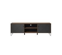 Mueble de tv con 2 puertas y 2 nichos l183 cm - montez