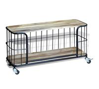 Mueble De Tv De Madera Maciza De Mango 100x40x45 Cm Vidaxl