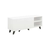 Mueble de tv josi salón comedor 2 puertas abatibles 4 espacios 1 estante 2 huecos 150x54x40 cm