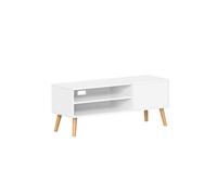 Mueble de TV Longitud 120 cm Blanco