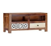 Mueble De Tv Madera Maciza De Acacia 90x30x40 Cm Vidaxl