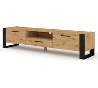 Mueble de TV Nuka, 200 cm. Bajo TV, mueble, mesa de TV, aparador, cómoda, mueble de alta fidelidad