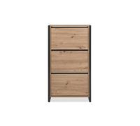 Mueble de zapatos con 3 abatibles l70 cm - denver