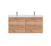 Mueble doble lavabo encastrado 120cm april madera