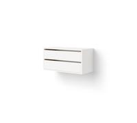 Mueble Librería Baja Con Estantes Blanco