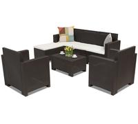 Mueble lounge de technorattan Nebraska Relax Corner 6 marrón Bica