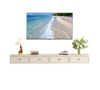 Mueble Modular para Salón con Espacio De Almacenamiento Y Soporte para TV | Mueble para TV con Montaje Completo | Mueble para TV Suspendido | para Salón Y Oficina(140)