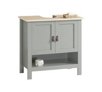 Mueble para debajo del lavabo armario de baño de suelo con 1 estante y 2 puertas 60 x 30 x 60 cm bzr69-hg sobuy
