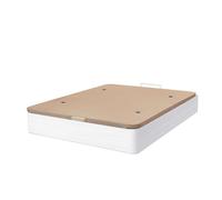 Mueble para entrada recibidor neo estilo moderno alto en color blanco mate y roble 100 cm
