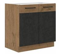 Mueble para fregadero gris 80 x 82 cm 82 cm