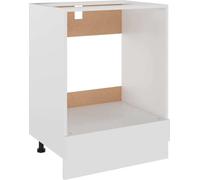 Mueble para horno "Riga" blanco 60x46x81,5 cm de madera de ingeniería