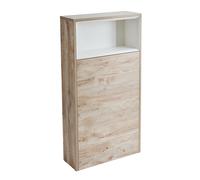 Mueble para Inodoro de 1150mm Color Roble Claro con Diseño Abierto - Hoxton