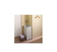Mueble para lavadero de melamina blanco 38x56,5 cm Riba de Unisan - Sin lavadero