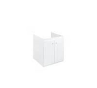 Mueble para lavadero en tablero aglomerado y melamina color blanco Blink de Unisan - Sin accesorios / Con lavadero blanco
