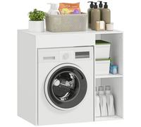 Mueble para lavadora HOMCOM, armario de baño con estantes abiertos