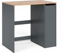 Mueble para lavadora Vicco Viktor Antracita/roble dorado 93.6 x 88.2 cm con compartimentos y puerta, Model 55161