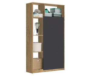 Mueble para recibidor Neo (L x An x Al: 35 x 100 x 187 cm, Roble/Gris)