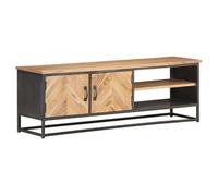 Mueble Para Tv De Madera Maciza De Acacia 120x30x40 Cm Vidaxl